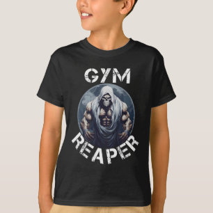 T-shirt Réquiem de salle de sport Fitness Halloween squele