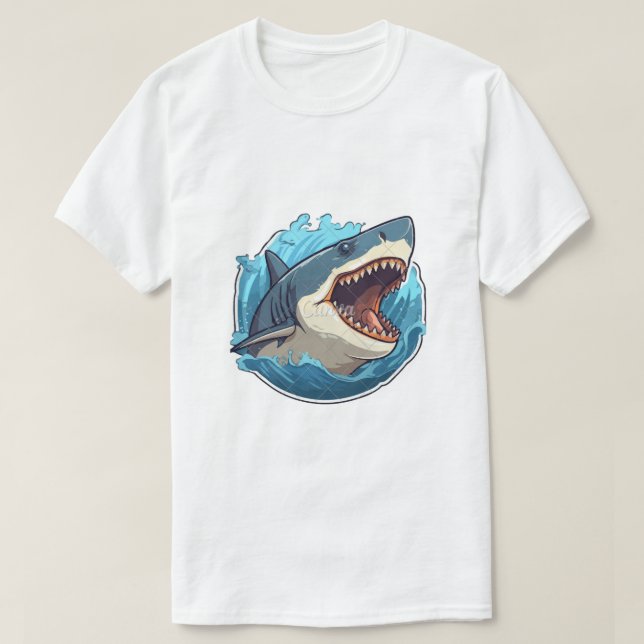 T-shirt requin (Design devant)
