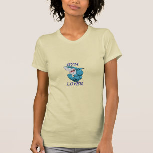 T-shirt Requin amateur de gym – Création drôle de requin d