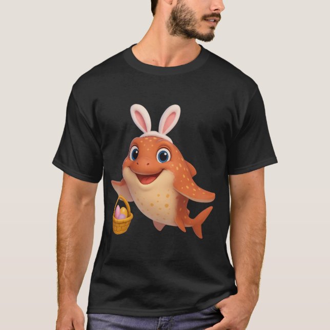 T-shirt Requin ange de Pâques (Devant)