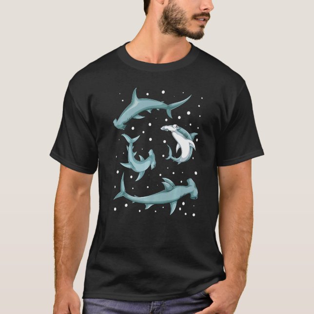 T-shirt Requin Animal Océan Animal Predator Hammerhead (Devant)