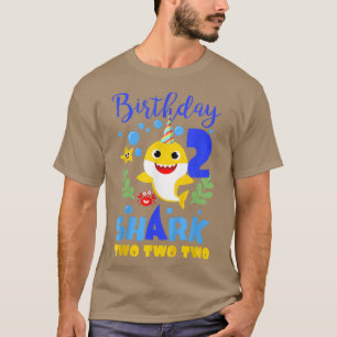 T-shirt Requin Anniversaire 2 Ans 2e Anniversaire Correspo