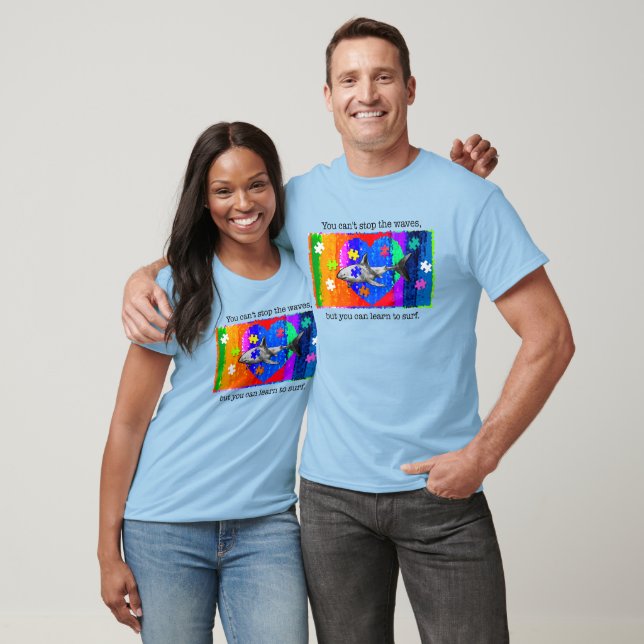 T-shirt Requin autiste (Unisexe)