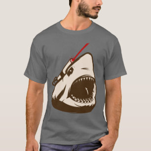 T-shirt Requin avec un Frickin à rayon laser