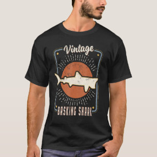 T-shirt Requin basking Vintage Rétro classique amour anima