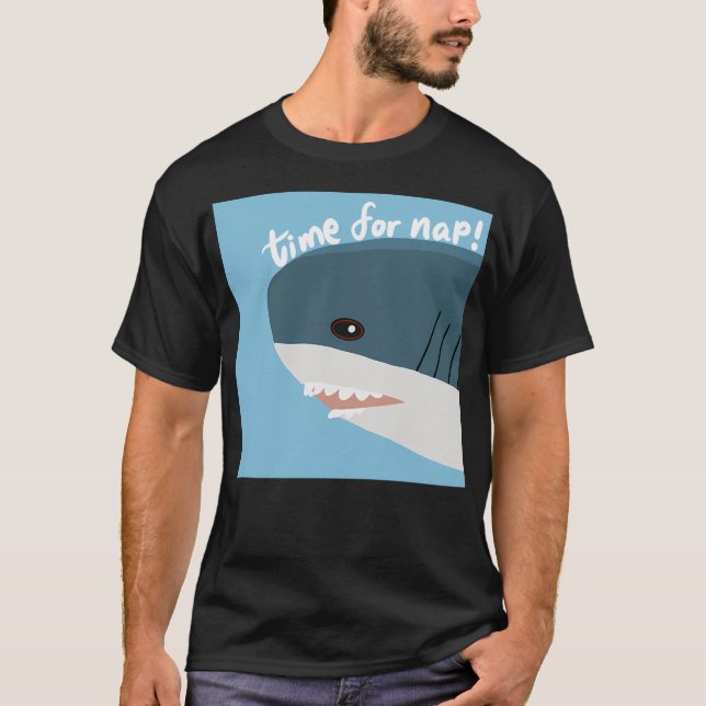 T-shirt Requin Blahaj Ikea (Devant)