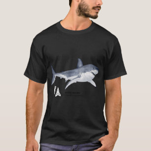 T-shirt REQUIN BLANC-Carcharodon carcharias (nom et dents