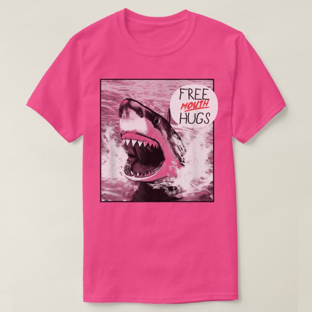 T-shirt Requin Blanc Impressionnant Graphique Tendance Câl (Design devant)