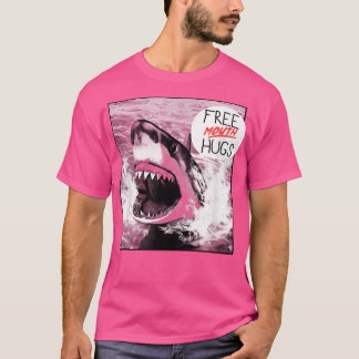 T-shirt Requin Blanc Impressionnant Graphique Tendance Câl