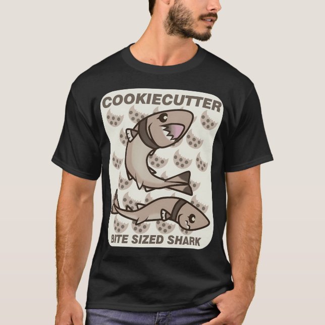 T-shirt requin cookiecutter (Devant)