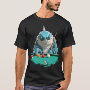 T-shirt Requin cool Pour Billard Joueurs Et Requin