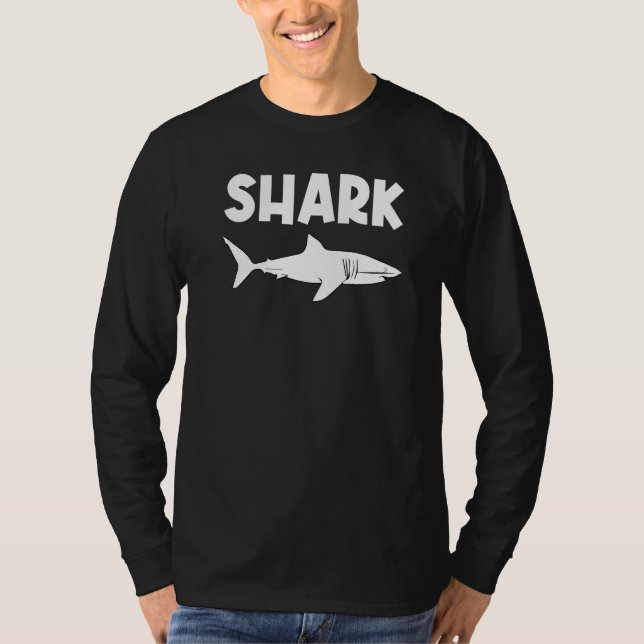 T-shirt Requin cool Pour Hommes Femmes Grand Blanc Megalod (Devant)