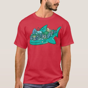 T-shirt Requin corail