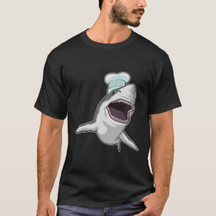 T-shirt Requin cuisinier avec chapeau de chef