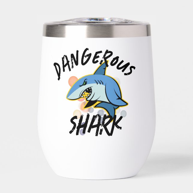 T-shirt requin DANGEREUX (Avant)