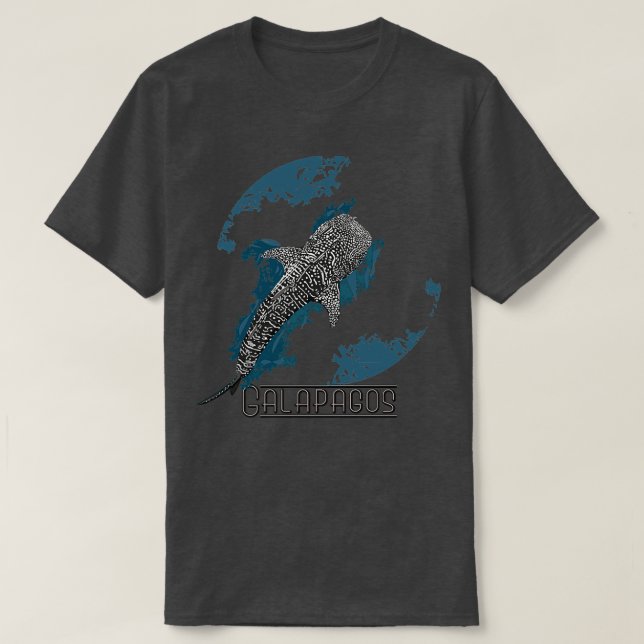 T-shirt Requin de baleine des Galapagos (Design devant)