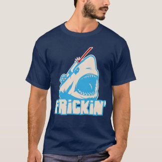T-shirt Requin de Frickin avec un Frickin à rayon laser