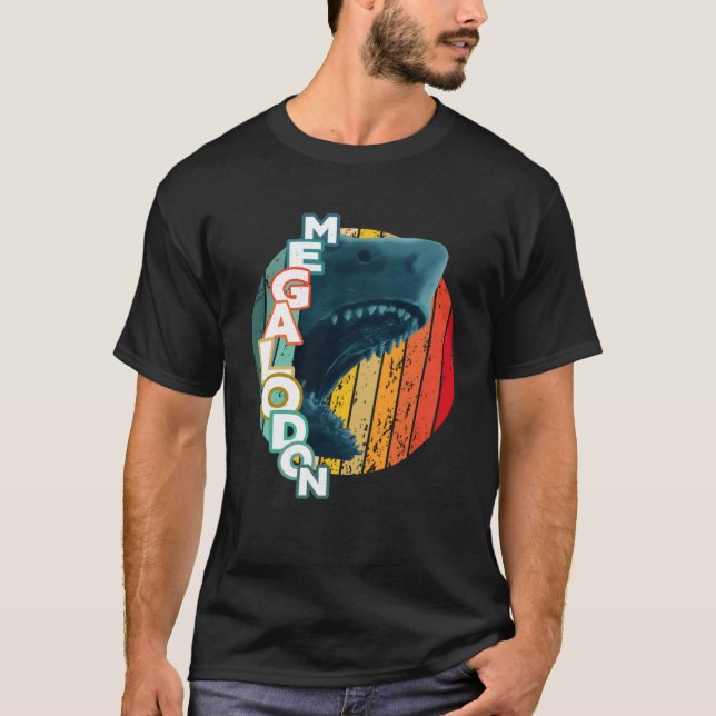 T-shirt Requin de Megalodon Grande Peur (Devant)