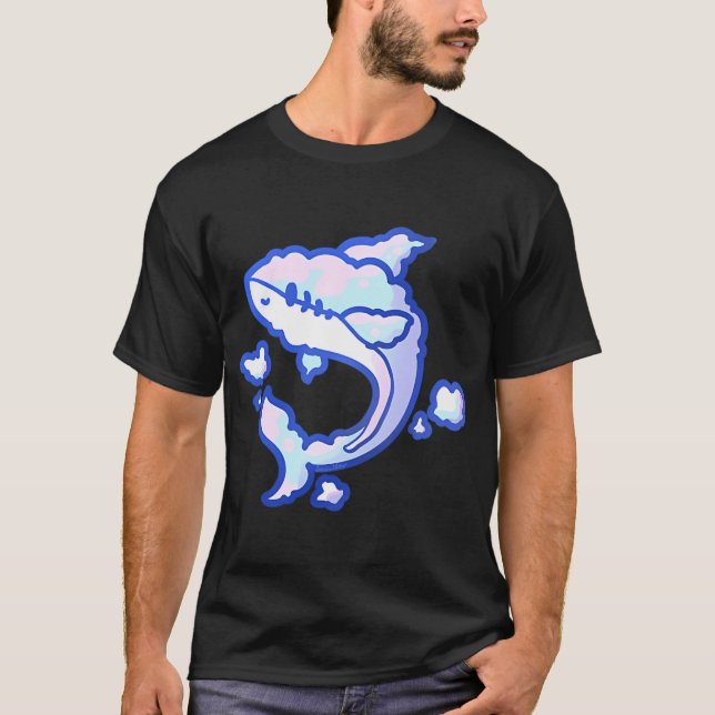 T-shirt Requin de Nuage (Devant)