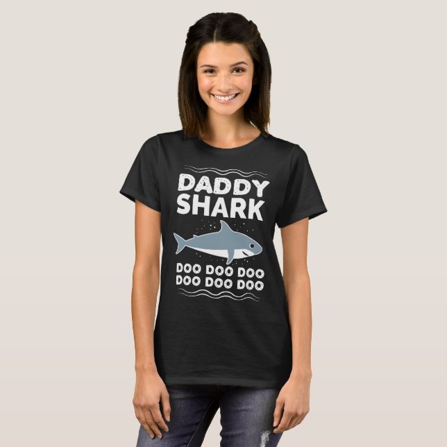 T-shirt requin de papa (Devant entier)