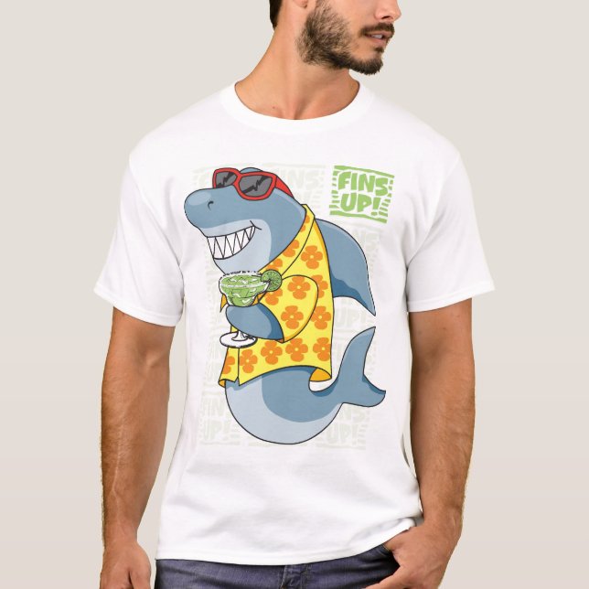 T-shirt Requin de partie (Devant)