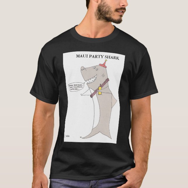 T-SHIRT REQUIN DE PARTIE DE MAUI (Devant)
