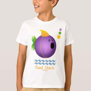 T-shirt Requin de perle de mardi gras (pourpre)
