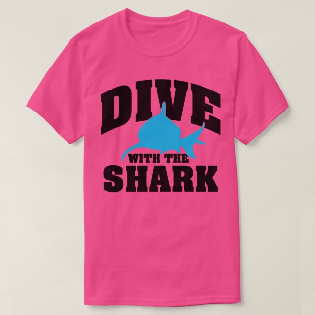 T-shirt Requin de plongée (Design devant)