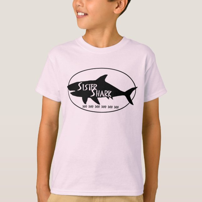 T-shirt Requin de soeur (Devant)