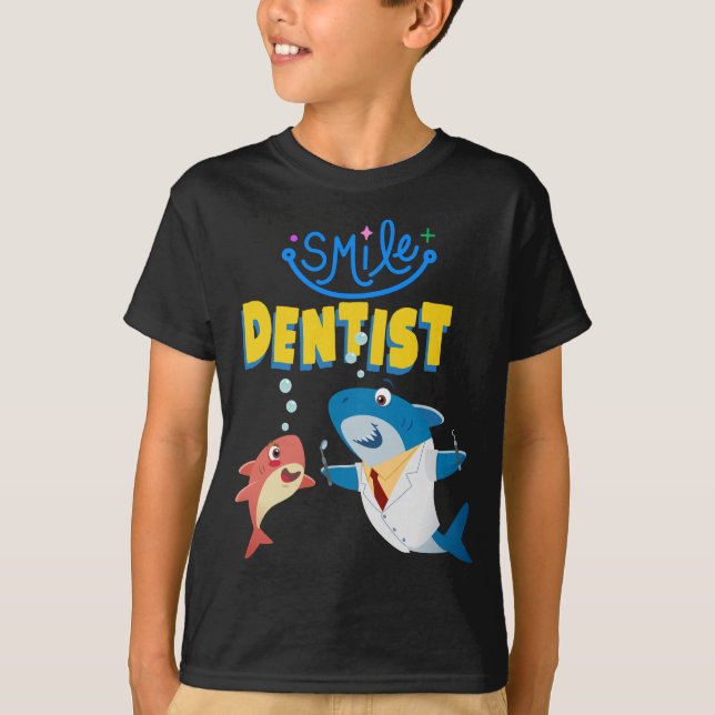 T-shirt Requin dentiste (Devant)