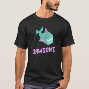 T-shirt Requin Dit Filles Jawsome Et Inarrêtable