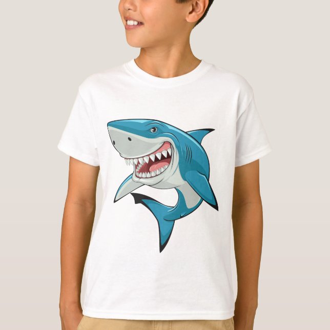 T-shirt Requin drôle (Devant)