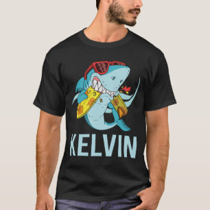 T-shirt Requin Drôle - Kelvin Nom