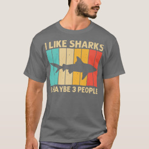 T-shirt Requin Drôle Pour Hommes Femmes Tigre À Tête De Ma