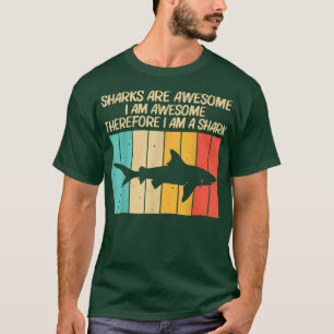 T-shirt Requin Drôle Pour Hommes Femmes Tigre À Tête De Ma