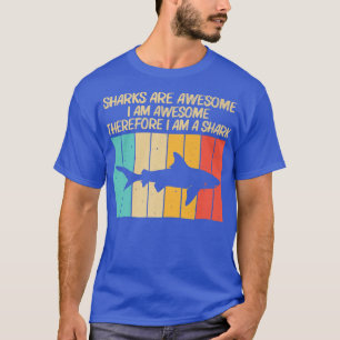 T-shirt Requin Drôle Pour Hommes Femmes Tigre À Tête De Ma