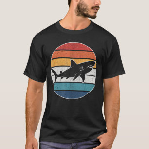 T-shirt Requin drôle rétro plongée sous-marine plongeur po