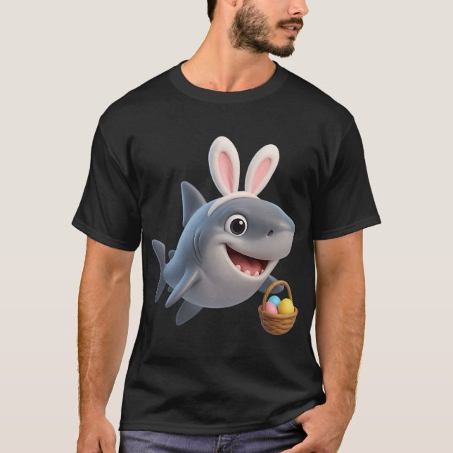 T-shirt Requin du Groenland de Pâques (Devant)