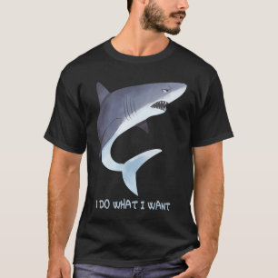 T-shirt Requin En Colère Je Fais Ce Que Je Veux