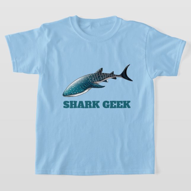 T-shirt Requin Geektotalement requin (Poser)
