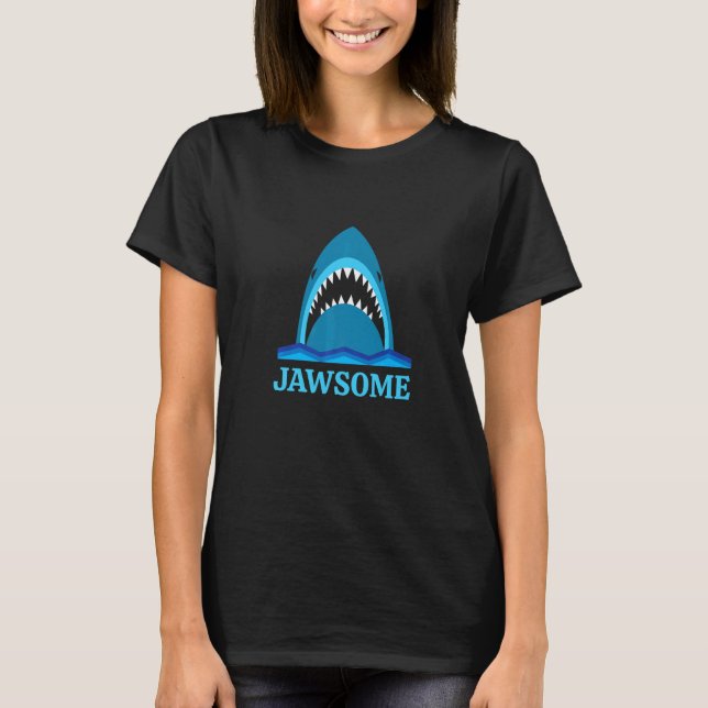 T-shirt Requin Jawsome Pour Requin (Devant)