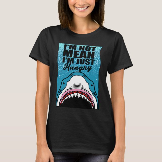 T-shirt Requin Je ne suis pas méchant (Devant)