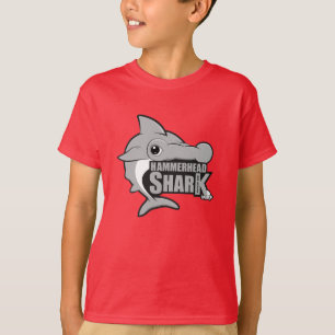 T-shirt Requin. Le requin de poisson-marteau badine la