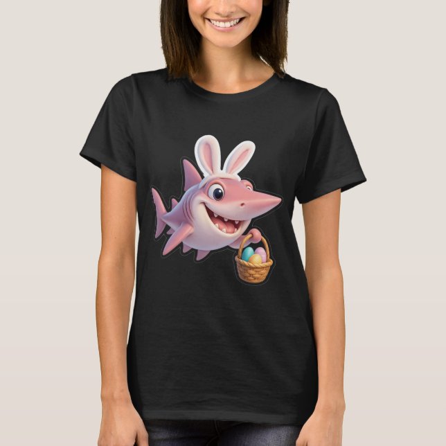 T-shirt Requin lutin de Pâques (Devant)
