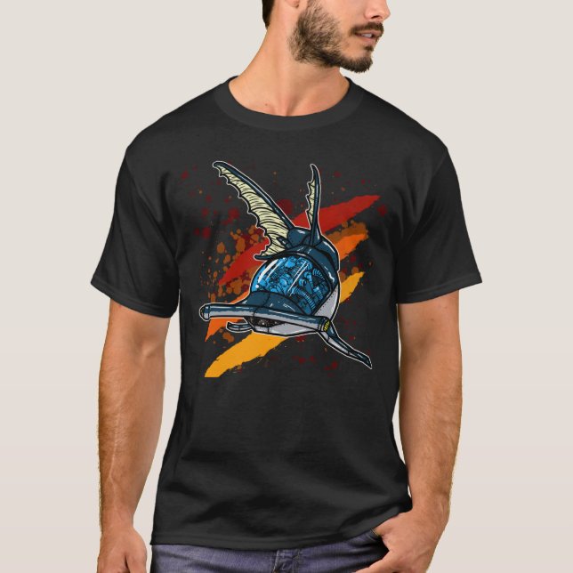 T-shirt Requin mécanique cool (Devant)