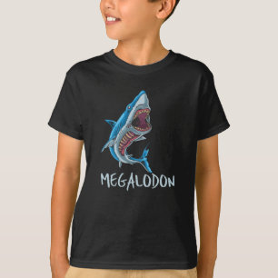 T-shirt Requin Megalodon - Créature océanique préhistoriqu