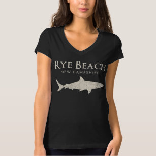 T-shirt requin nh de la plage de seigle