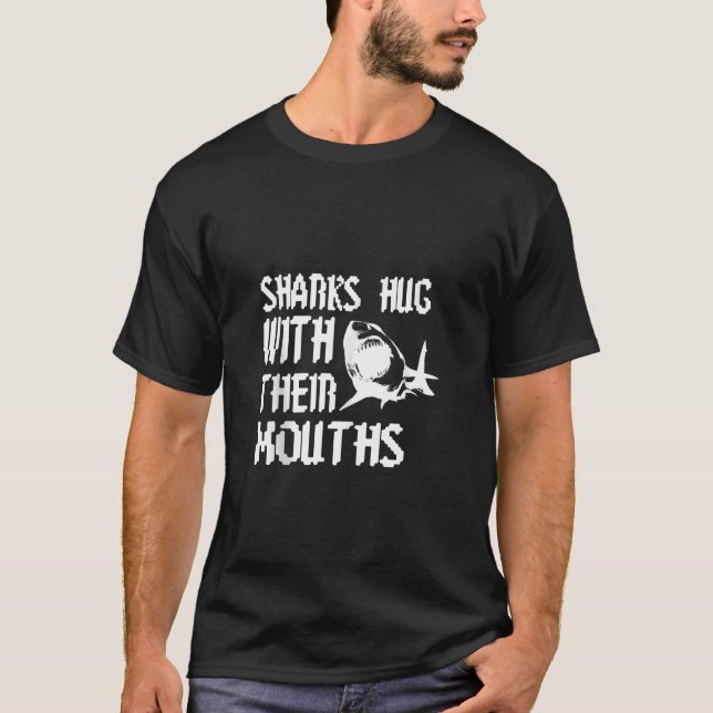 T-shirt requin orque requin roux femmes requin bouche Déba (Devant)