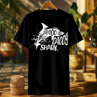 T-shirt requin papa Pères Fils assortis famille set