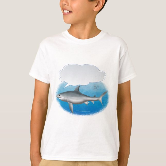 T-shirt Requin parlant (Devant)